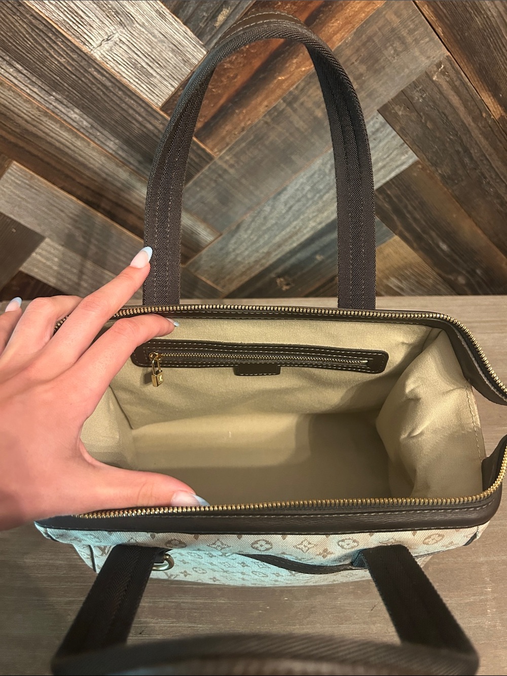Louis Vuitton Monogram Mini Lin Canvas Josephine Bag - Picture 8 of 8